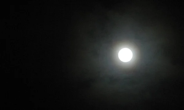 Pleine Lune Avec Hof — Photo