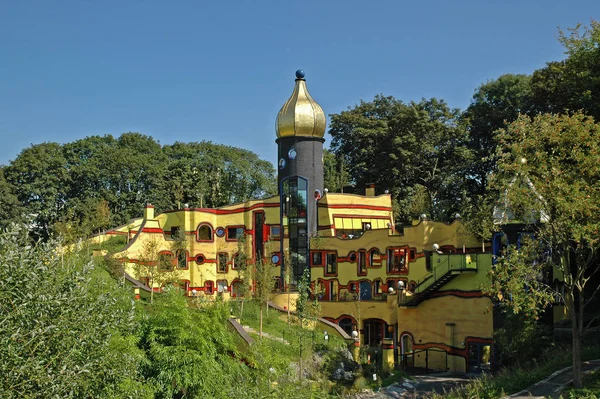 Van Hundertwasser Ontworpen Familie Centrum Het Grugapark Essen — Stockfoto