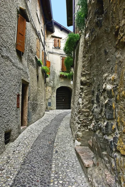 Malcesine Sul Lago Garda Fuori Del Turista Principale — Foto Stock