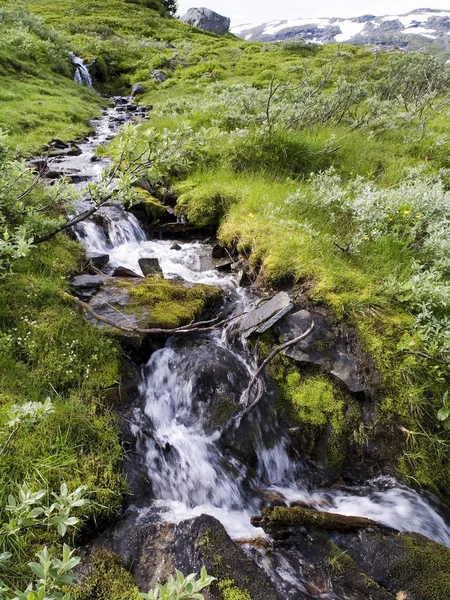 Gebirgsbach Geirangerfjord — Stockfoto