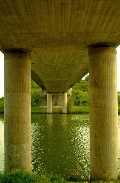 Vista Panorâmica Arquitetura Ponte — Fotografia de Stock