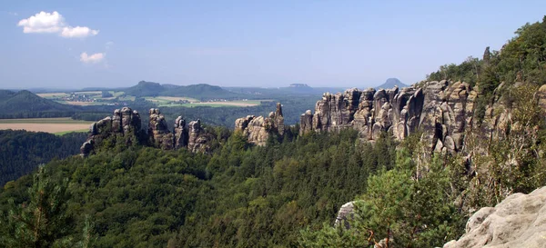 Vista Sulla Ragione Del Langen Schrammtor — Foto Stock