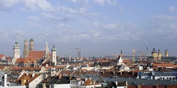 Vista Panorámica Majestuosa Ciudad Urbana —  Fotos de Stock