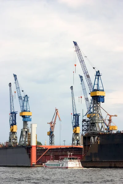 Havenstad Hamburg Duitsland — Stockfoto