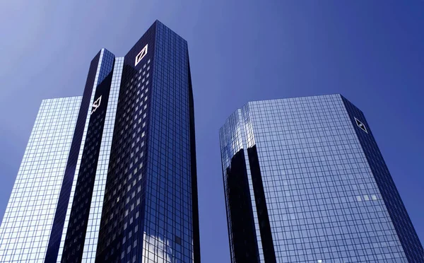 German Bank Frankfurt Main — Stock Photo, Image