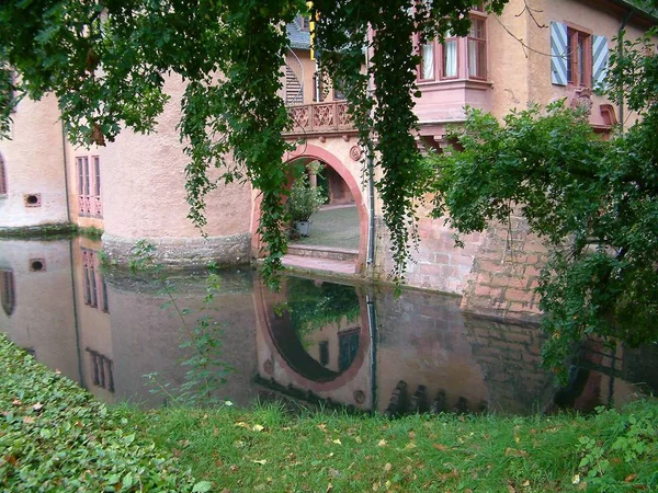 Mespelbrunn Wodny Zamek Podróże Koncepcja Architektury — Zdjęcie stockowe