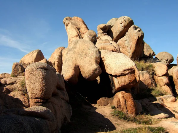 Grandes Rocas Fondo Piedras —  Fotos de Stock
