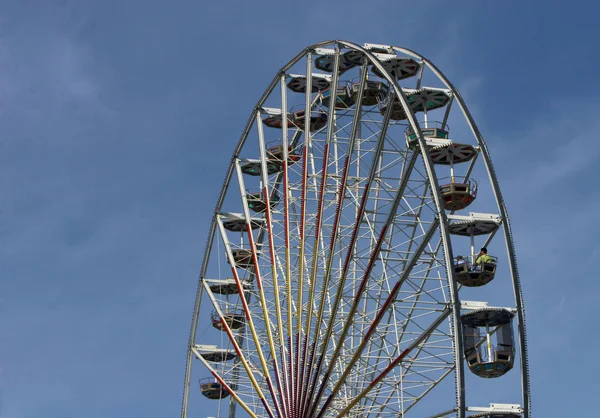 Carrusel Rueda Del Ferris Parque Atracciones — Foto de Stock