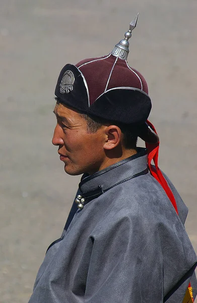 Mongolen Der Traditionellen Aal — Stockfoto