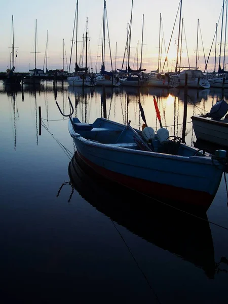 Malém Rybaření Přístavu Dánského Města Ašá — Stock fotografie