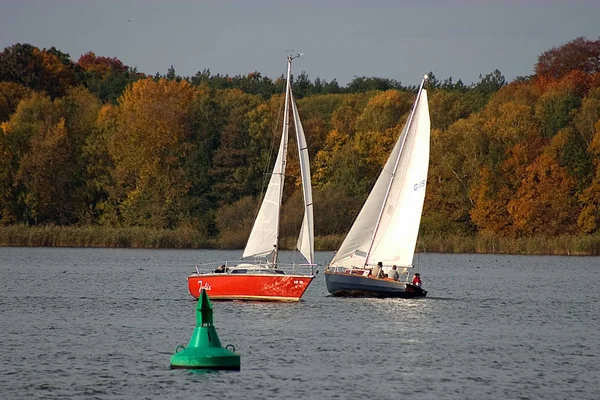 Szenische Ansicht Von Segelboot Details — Stockfoto