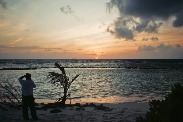 Vacances Rêve Aux Maldives Île — Photo