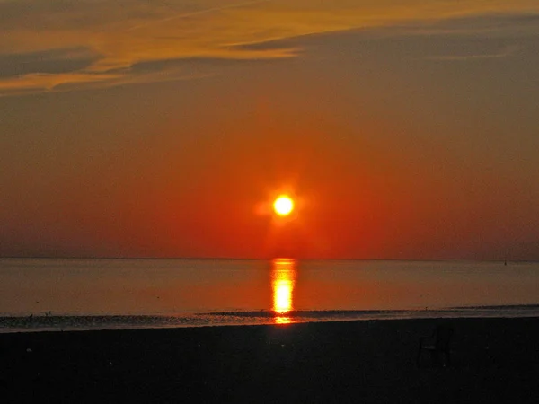 Bella Vista Sulla Riva Del Mare — Foto Stock