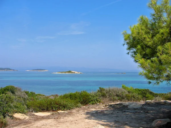 Hermosa Vista Orilla Del Mar — Foto de Stock