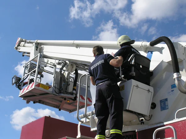 Пожежники Пожежна Бригада Безпека — стокове фото