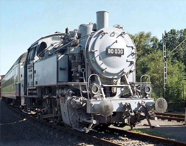 Locomotiva Tender Unità Locomotiva Manovra Costruita Nel 1929 — Foto Stock