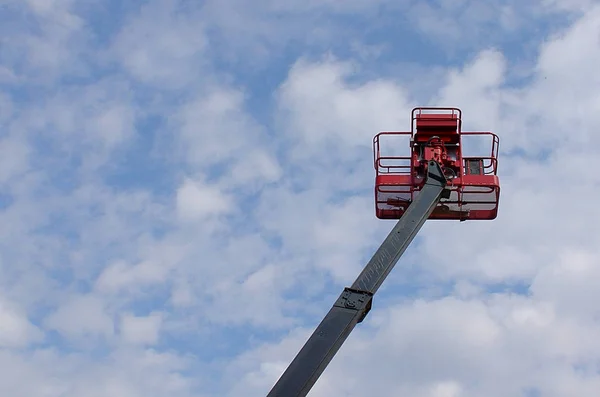 Gancho Grúa Contra Cielo —  Fotos de Stock