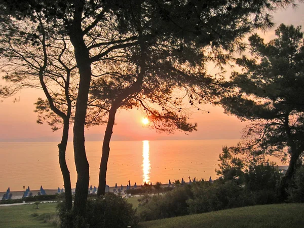 Vista Una Bellissima Costa Del Mare — Foto Stock