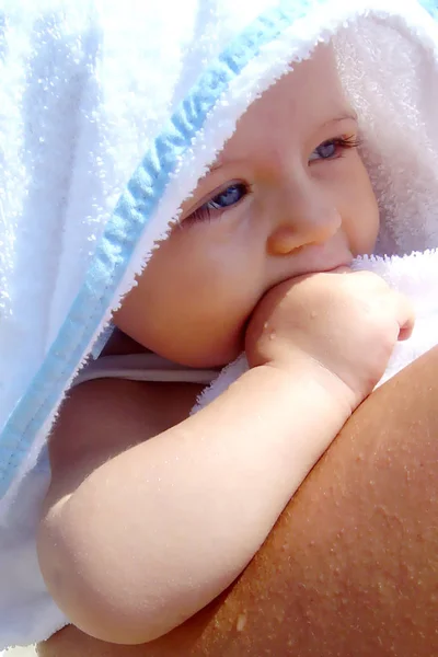 Scenic View Cute Toddler Child — Stock Photo, Image