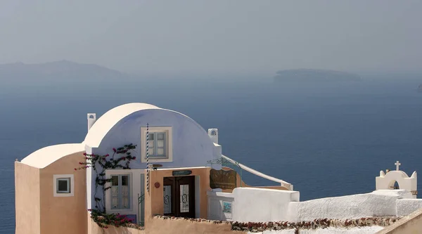 House Oia Probably Anyone Who Once Place Known Midday Also — Stock Photo, Image