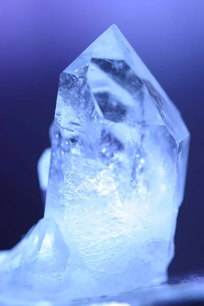 Transparent Blue Crystals Gemstone — Stock Photo, Image