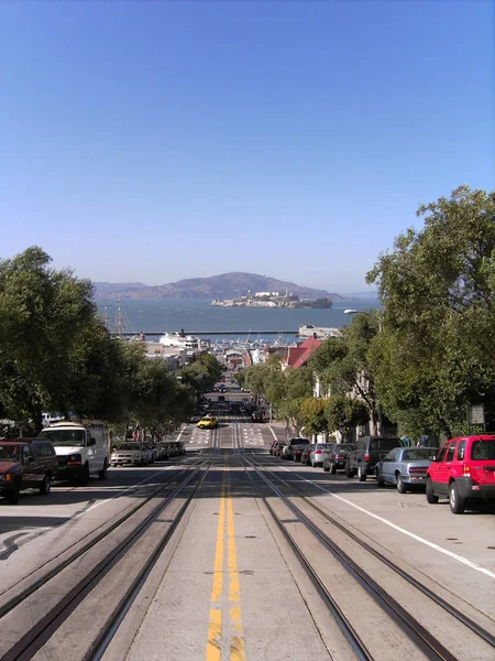 Widokiem Zatokę San Francisco — Zdjęcie stockowe