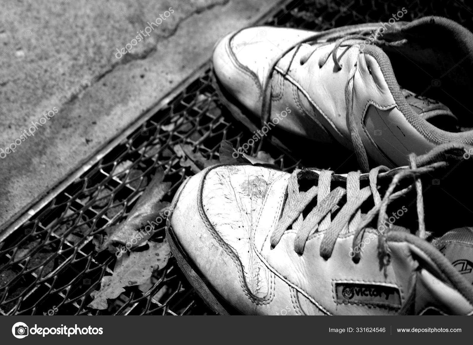 Black White Sneakers Road — Stock Photo © PantherMediaSeller 331624546
