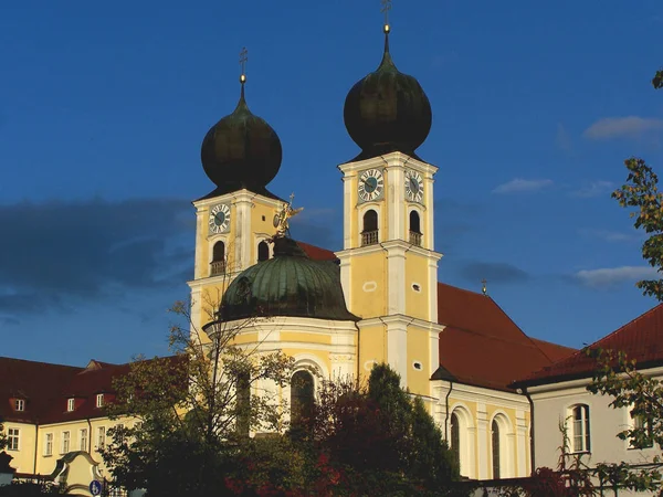 Kirche Des Klosters Metten — Stockfoto