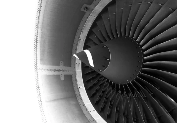 Реактивный Двигатель Самолете — стоковое фото