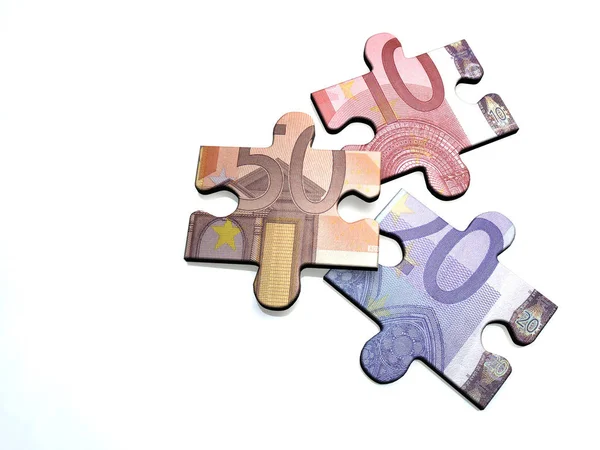 Puzzle Jigsaw Piezas Rompecabezas —  Fotos de Stock