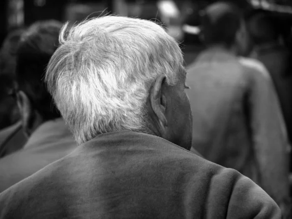 Porträtt Äldre Person — Stockfoto