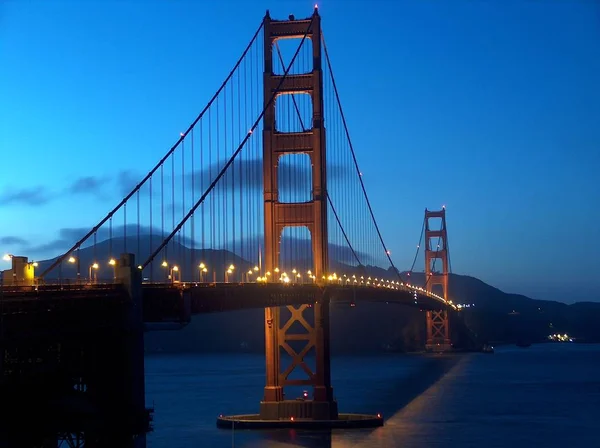 Γέφυρα Golden Gate Στο Dusk — Φωτογραφία Αρχείου