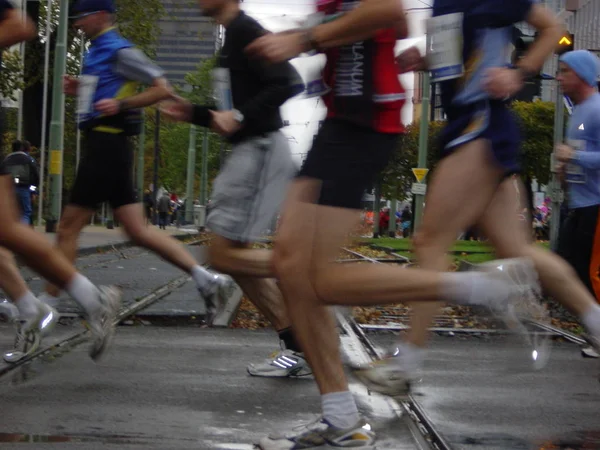 Maratona Cidade Frankfurt 2002 — Fotografia de Stock