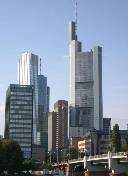 Bankovní Konglomerát Frankfurtu — Stock fotografie