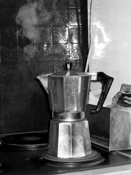 Kaffeemaschine Der Küche — Stockfoto