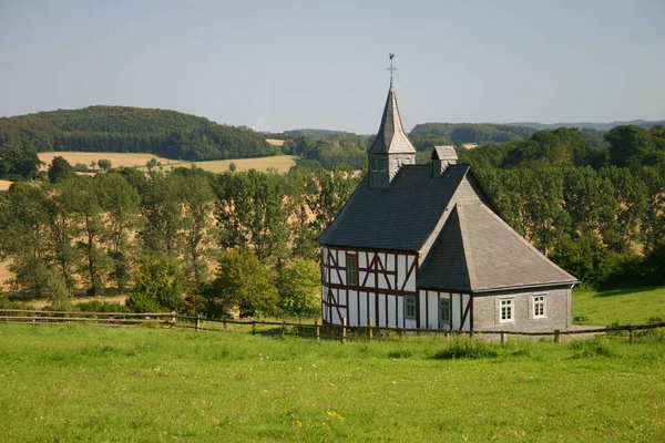 Malebný Pohled Krásnou Budovu Kaple — Stock fotografie