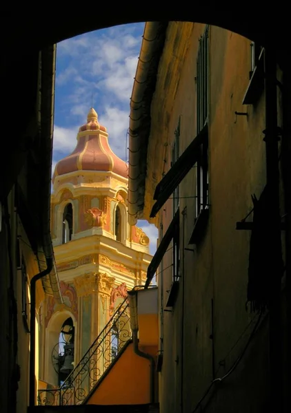 Torre Della Chiesa Cervo Liguria Italia — Foto Stock