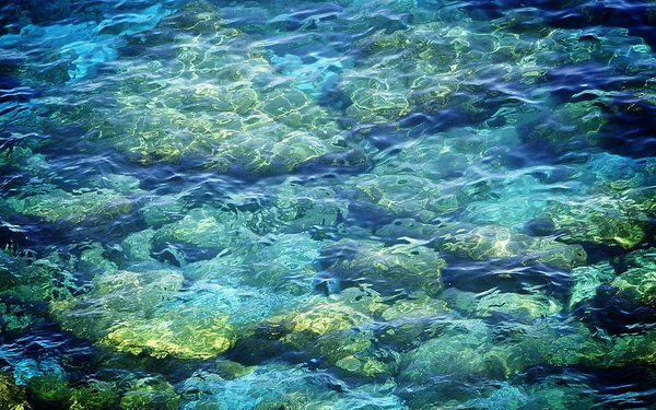 Blaues Meerwasser Sommer — Stockfoto