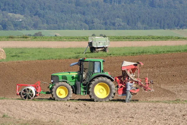 Landschappelijke Visie Landbouw Het Platteland — Stockfoto