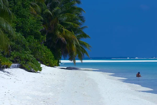 Maldive Ufficialmente Repubblica Delle Maldive Sono Una Piccola Nazione Insulare — Foto Stock