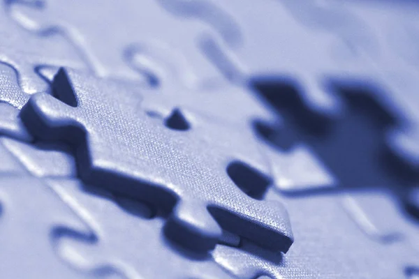 Puzzle Jigsaw Piezas Rompecabezas — Foto de Stock
