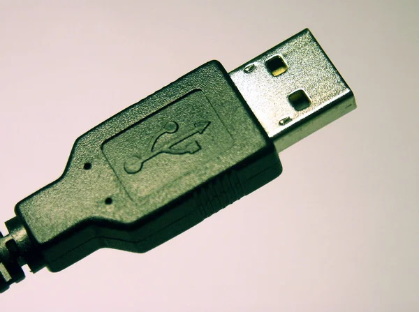 Κλείσιμο Της Συσκευής Usb — Φωτογραφία Αρχείου