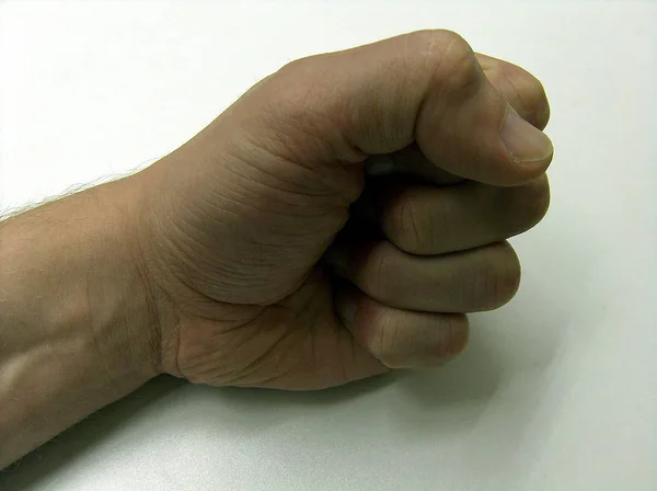 Closeup Hand Sign Gesture — Stock Photo, Image