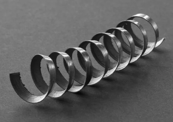 Tornillo Metal Sobre Fondo Gris —  Fotos de Stock