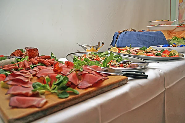 Alimentos Diferentes Foco Seletivo — Fotografia de Stock