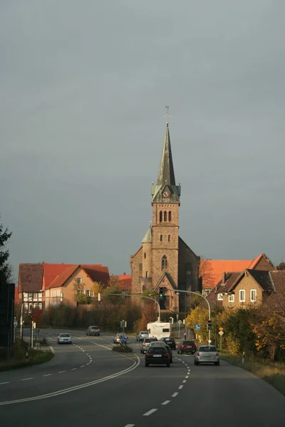 Szenischer Blick Auf Die Christliche Kirchenarchitektur — Stockfoto