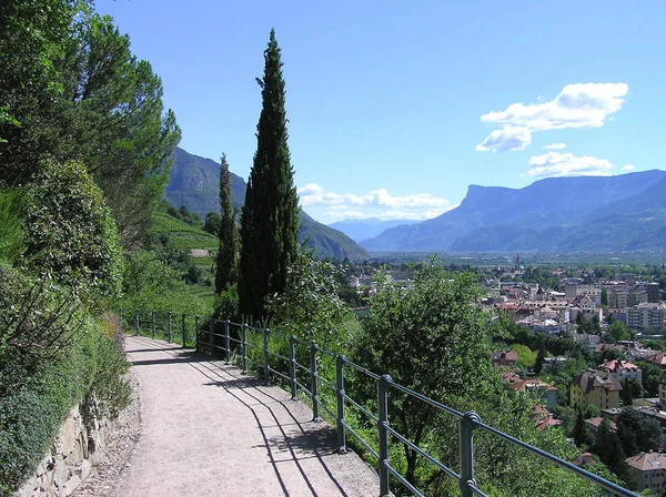 Kilátás Dél Tirol Vagy Alto Adige Egy Tartomány Északkelet Olaszországban — Stock Fotó