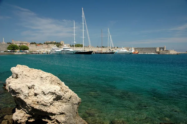 Γραφική Θέα Του Όμορφου Λιμανιού — Φωτογραφία Αρχείου