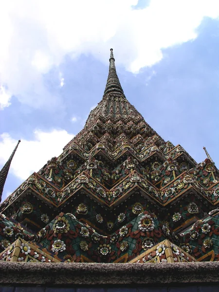 Vista Parziale Del Complesso Del Tempio Bangkok — Foto Stock