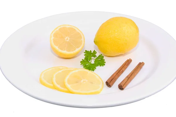 Zitrone Und Zimt — Stockfoto